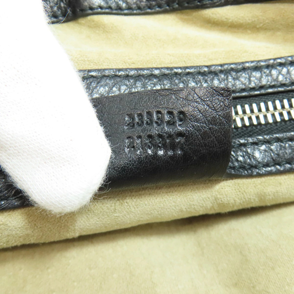 Gucci long shoulder bag crafted pebbled leather vertical stripe - Picture 7 of 11